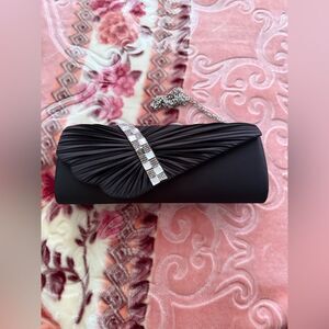 WOMENS Elegant Black Evening Clutch NWOT